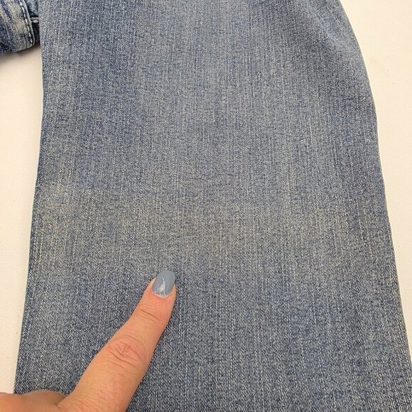 TrueLuck Mens 32x30 Straight Leg Jeans Blue Medium Wash Casual Denim Pants - Picture 14 of 14